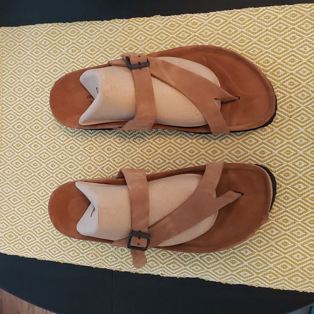 NAOT Nubuck Leather Sandals 42